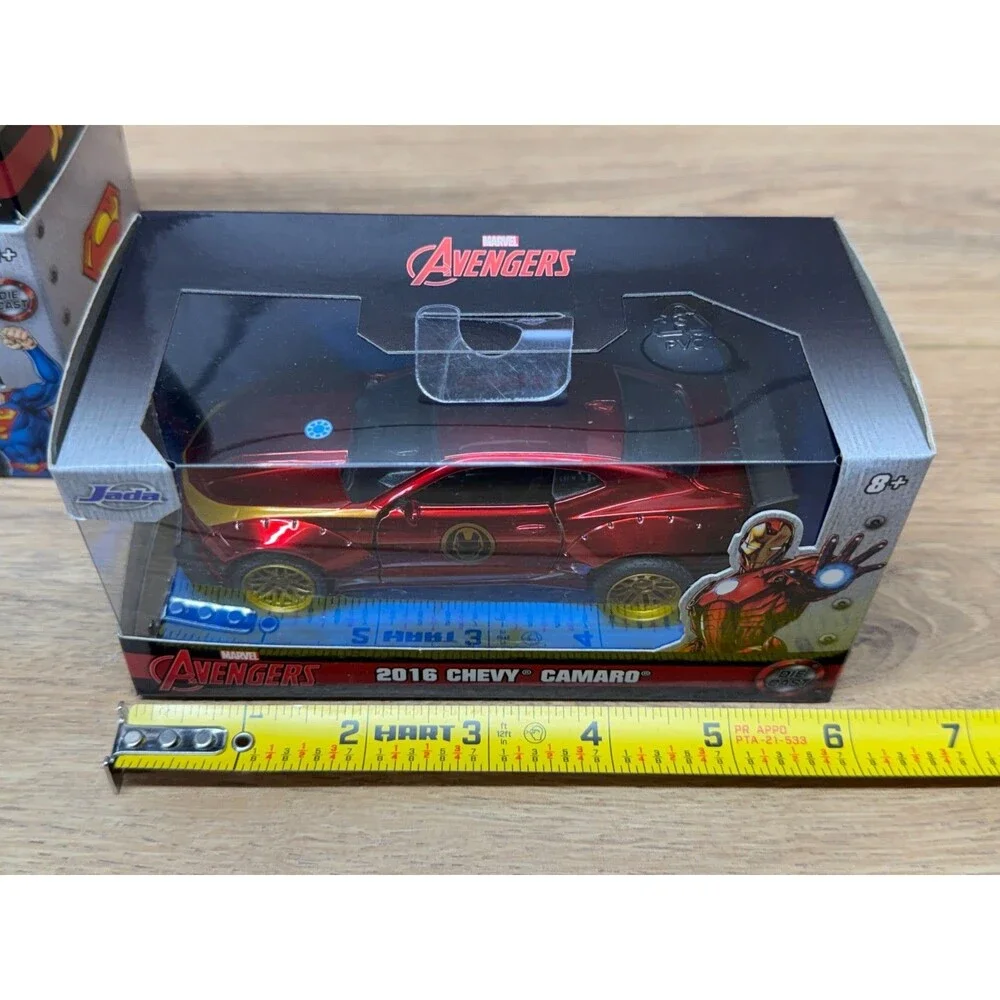Jada Hollywood Rides 1/32 Scale Lot of 4 Superman Spider-man Iron-man Bk Panther